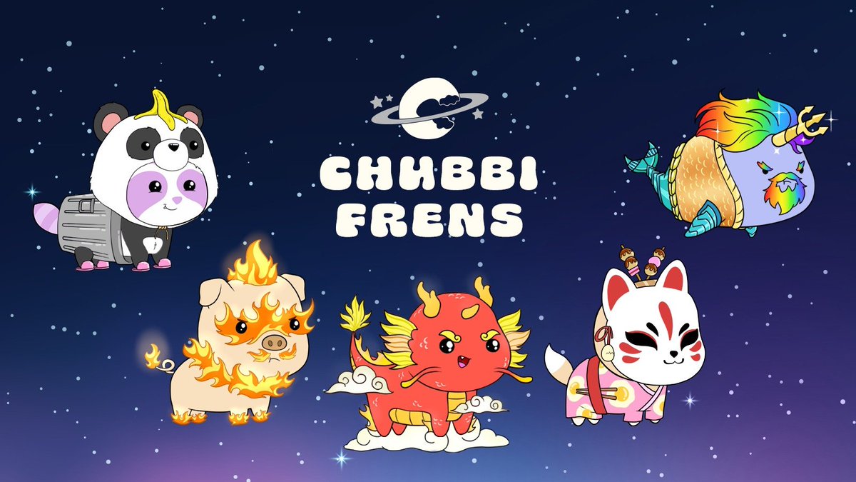 Let's giggle and fart 🌈

Come over to the Chubbiverse.

Hang with @chubbicorns and adopt their new 8888  chubbifrens. 

Public sale from Nov 5 (9pm UTC) w. a dutch auction (starts from 0.69Ξ and ends at 0.09Ξ)

🍩 Mint @ chubbiverse.com
🍪 Join discord.gg/chubbicorns