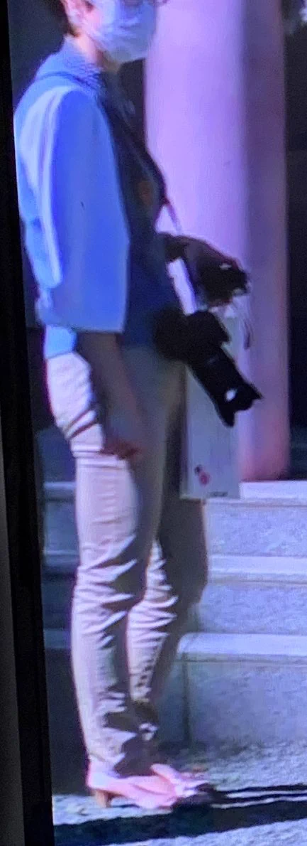 @yutore10byo 🙋🏻‍♀️ビデオに撮られてた自分を見てビックリしました😇（気を抜くと片足重心の反り腰です💦 