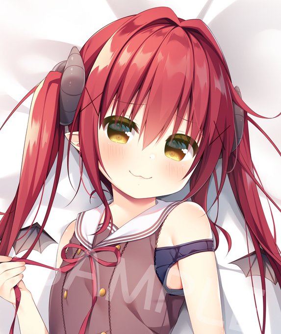 抱き枕カバーとタペストリーの予備分の頒布開始しました!よろしくお願いいたします✨😈✨
https://t.co/j3FvOv4V7p 