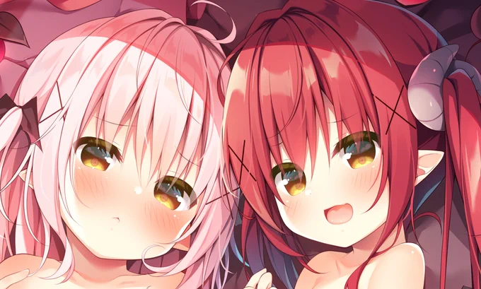 抱き枕カバーとタペストリーの予備分の頒布開始しました!よろしくお願いいたします✨😈✨
https://t.co/j3FvOv4V7p 