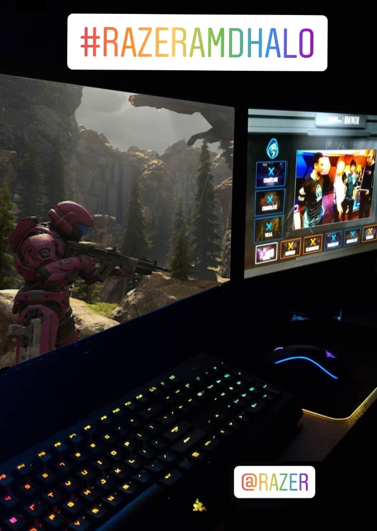 ruuh_sep's tweet photo. #RazerAMDHalo -  #Razer and #AMD equipments to better enjoy the experience and integrate the #HALO universe. 🐍🇧🇷 - Equipamentos da Razer e AMD para curtir melhor a experiencia e integrar o universo #HALO. https://t.co/bNqlIrV4xd