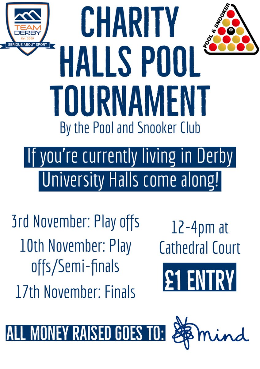 UoDPoolSnooker's tweet photo. Come along today for the chance to win a £30 Amazon voucher! https://t.co/28MN9anSS4