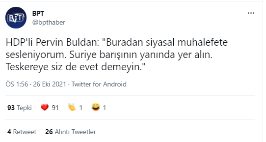 @titoculuk @bpthaber Aynen kardeşim aşırı samimisin şuan... pervin buldan ve hdp zaten bizim Askelerimizi savunmak için hayır oyu verdi. Hatta Pervin Buldan eski ülkücüydü falan. akpyi masumlaştırmaya çalıştığım yok yanlışa yanlış demekten çekinmeyiz. Günümüzde Hdp CHP'ye yön veren bir parti olmuştur