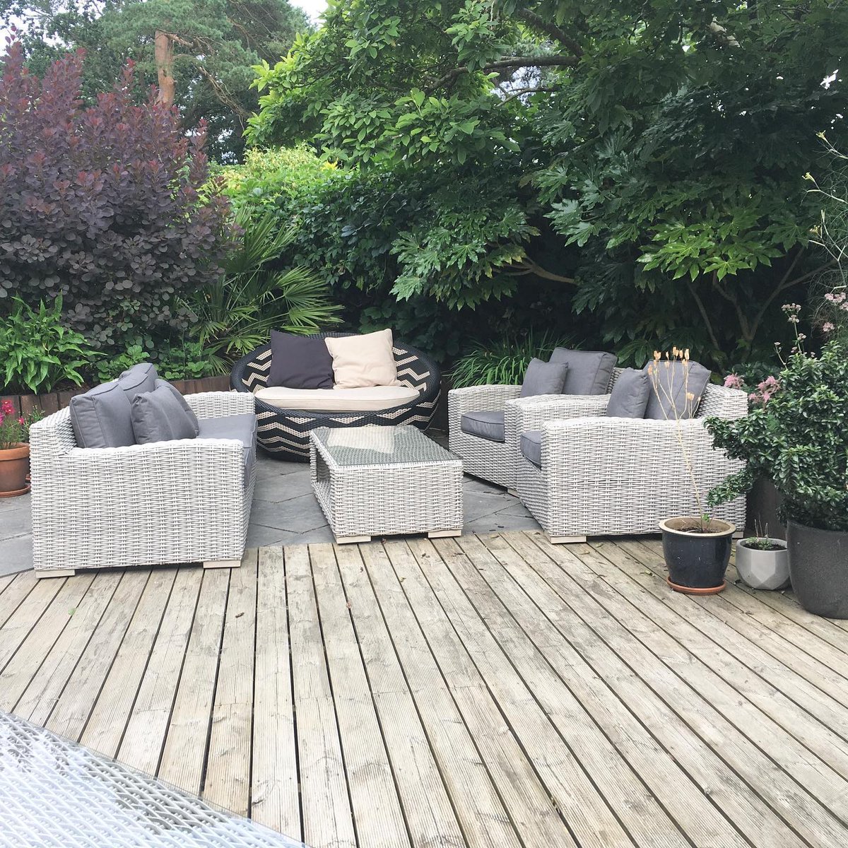 Midlandscane's tweet photo. A throwback to the Summer of 2021. What a stunning set up of the @KettlerGB Palma Luxe Range! https://t.co/IHjmx3JVwX