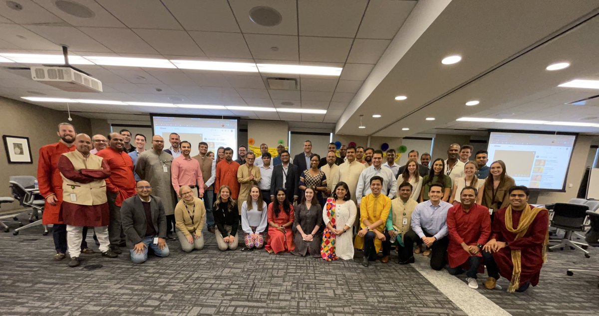 kelly_herod's tweet photo. Our first @DeloitteSAP Dallas office Diwali lunch was in 2015. This Diwali I am grateful our Dallas team was able to gather for lunch to celebrate the Festival of Lights. Wishing all a Happy Diwali! #sapprimetime #Diwali #backandDeloitteful https://t.co/pFqj51PueG