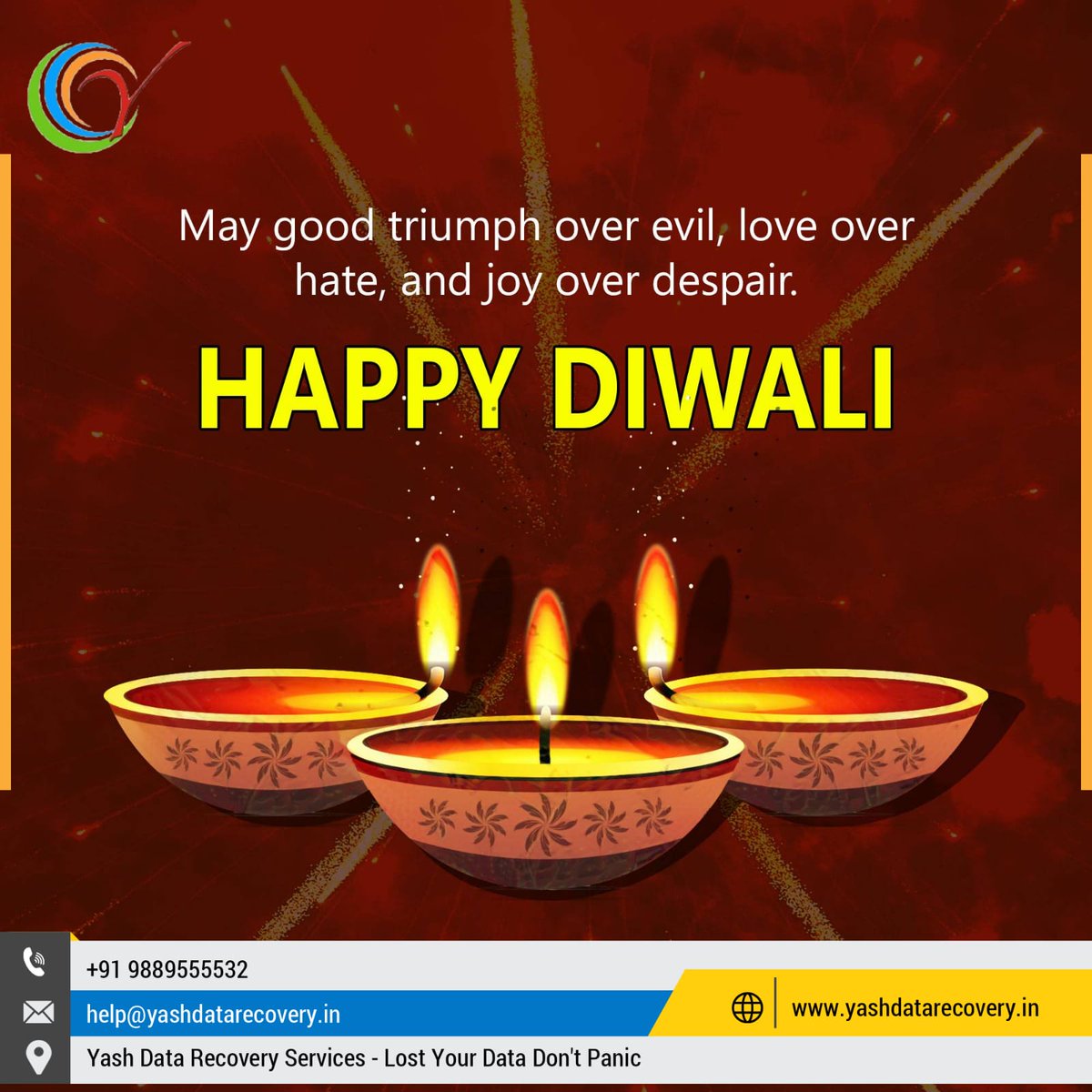 दीपावली की हार्दिक बधाई एवं शुभकामनाएं!!🙂🙏
Lost Your Data Don't Panic
Contact us.
yashdatarecovery.in
#wdexternaldatarecovery #wdlaptopdatarecovery #yashdatarecovery #datarecoveryservices #damagehddrecovery #datarecoverycenter