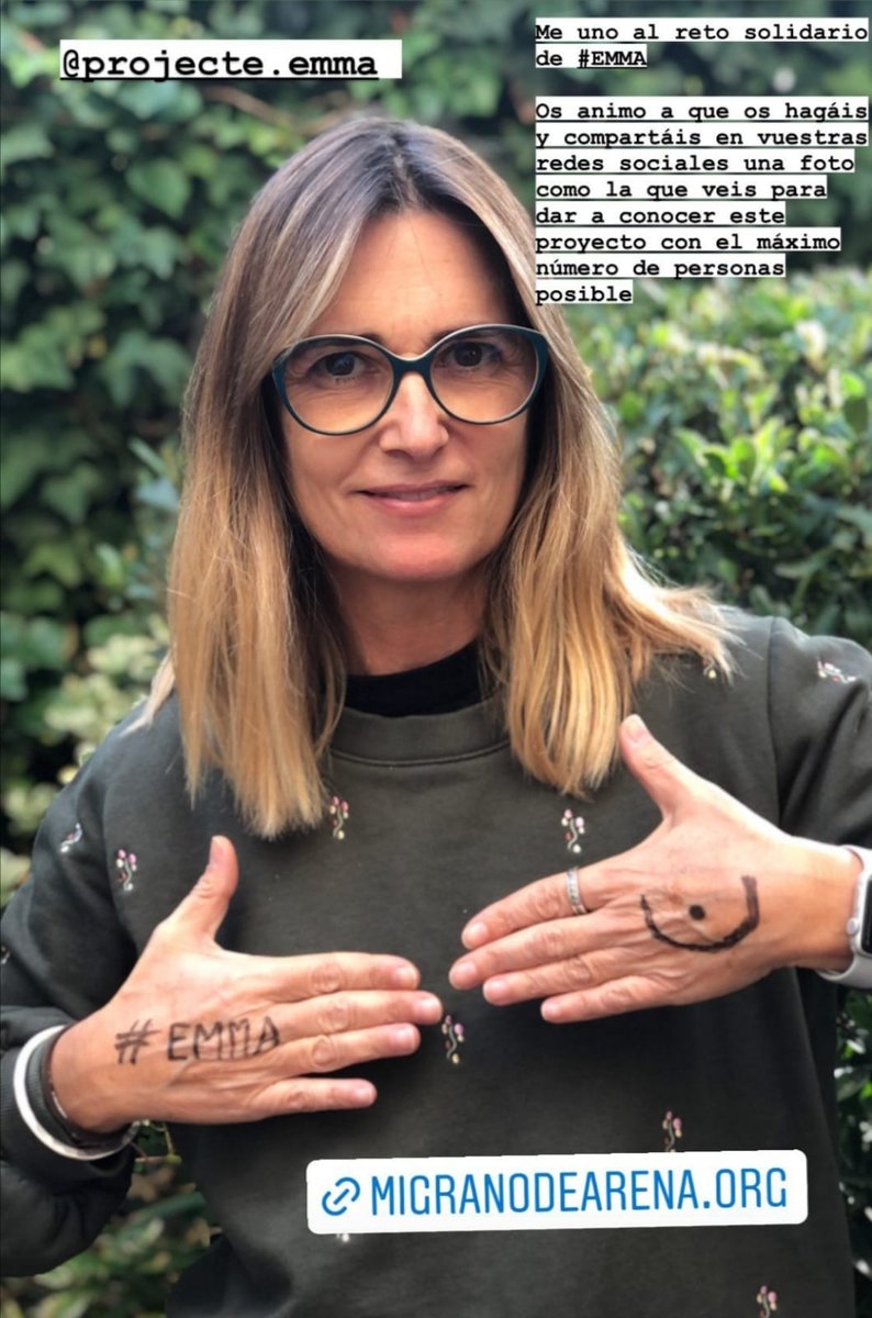 Muchas gracias <a href="/NoemiGaleraN/">Noemí Galera</a> por tu colaboración!😊

Puedes colaborar con la lucha contra el #CancerDeMama haciéndote y compartiendo en tus redes sociales una foto como la que ves para dar difusión del reto. También puedes aportar tu granito de arena aquí👉migranodearena.org/reto/apadrina-…