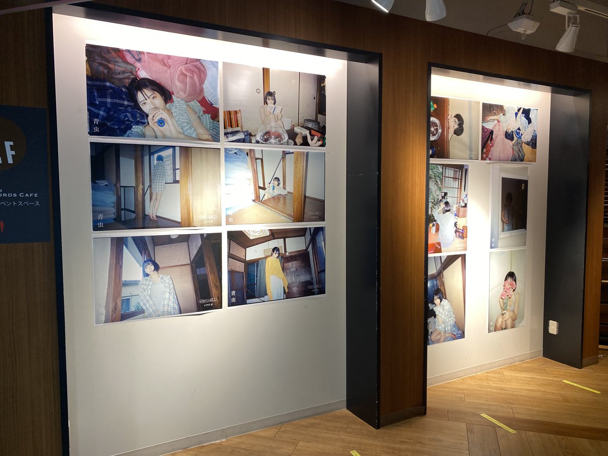 TOWER_Shibuya's tweet photo. 【#青虫】

\ デビューおめでとうごさいます！/

本日、デビューEP『103号』をリリースされた青虫ことアユニ・Dさんにご来店いただきました～！🙏💗

1Fと3Fの展開にたくさんサイン書いていただきましたので、ぜひぜひチェックしてください☺️

2Fでは外林さん撮影の素敵なポスターを掲出中です！📸(都) https://t.co/jd8XnRsTt0