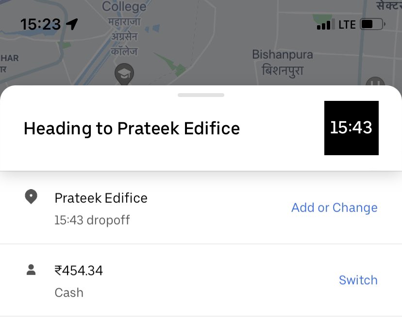 theRakeshC's tweet photo. Hi @UberINSupport why did my trip price change halfway into trip cause of surge pricing? It’s like I start eating at a restaurant and they double the price while I am eating because too many people showed up to eat? This is #weird #switchbait https://t.co/ofXn0BjlWs