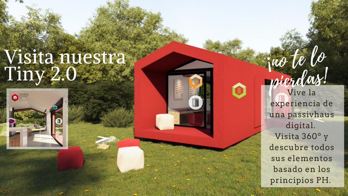 Ven a visitarnos a <a href="/SimedMalaga/">Simed</a> y conoce nuestra nueva Tiny 2.0. Descubre todos sus elementos basados en los principios #Passivhaus.

Te esperamos en el stand E-2 acompañados por <a href="/BMI_Espana/">BMI España</a>, <a href="/EvoWall/">EvoWall Technology</a>, <a href="/GriesserIB/">Griesser Ibérica</a>, <a href="/IsoChemie_ES/">ISO-Chemie Iberia</a>, <a href="/KnaufInsulSpain/">KnaufInsulationSpain</a>, <a href="/KOMMERLING_ESP/">KÖMMERLING</a> y <a href="/persycom/">Persycom</a>.