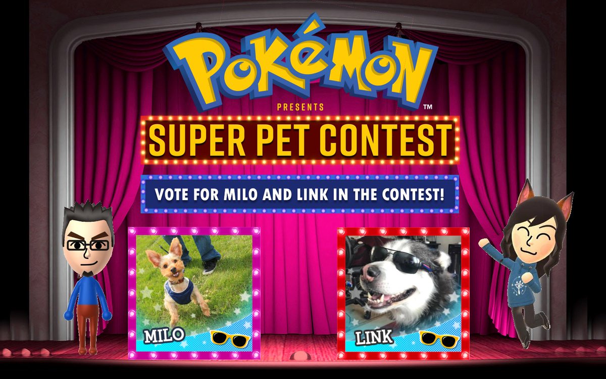 Nintendo_SW's tweet photo. 📢 We think of Link and Milo as #Nintendo South Wales mascots :) So lets help out @dudedavel and @RaidenRailton by voting for their pets in the #PokemonSuperPetContest!

🐶 Vote Milo https://t.co/QRIFwtxdy6
🐶 Vote Link https://t.co/cEiEOvMTHh

More Info: https://t.co/iPu9fZTdnO https://t.co/KI6wEthf6w