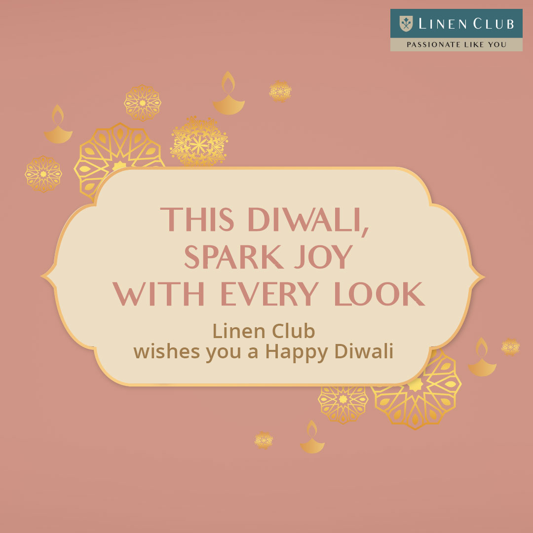 LinenClub's tweet photo. This Diwali, light the endless lamp of passion in your life. We, at Linen Club, wish you a Happy Diwali, full of celebration and style.
#HappyDiwali #LinenClub #PassionateLikeYou #CelebrateInLinen https://t.co/LXJe1G6JY2