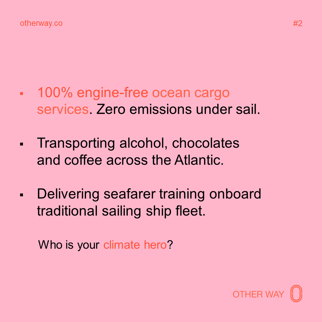 Our transport hero today is <a href="/fairtransport/">fairtransport</a> <a href="/FairTransportNL/">Fairtransport</a> for proving that zero emission ocean freight could and should exist today. And you can join their crew too.

Thank you and all others in the sail cargo network <a href="/sailcargo/">SAILCARGO INC.</a> <a href="/TOWindTransport/">TOWT</a> <a href="/NewDawnTraders/">New Dawn Traders</a> <a href="/zest_as/">ZESTAs</a>