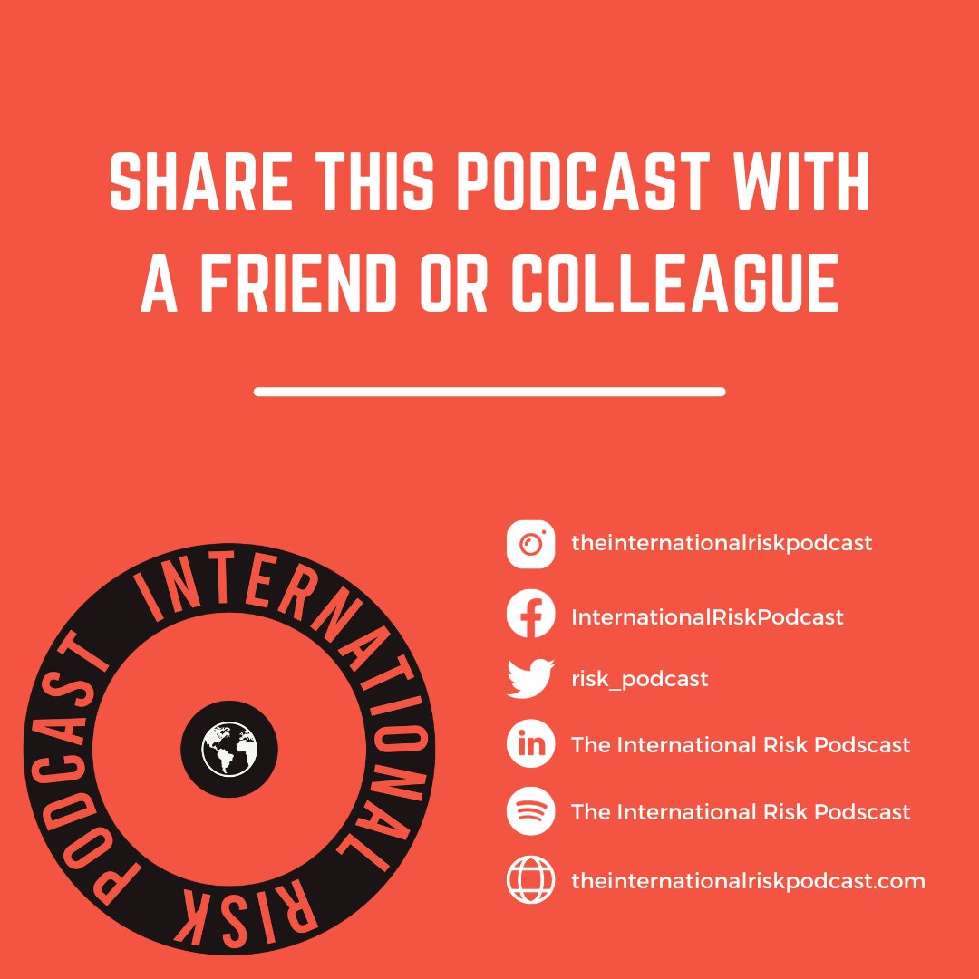 Our episode with Paul Katsoff  can be found on your favourite streaming service or in the link in the bio 📻

#theinternationalriskpodcast #riskpodcast #podcast #riskmanagement #podcastreview #riskassessment #spotifypodcast #IT #tech #softwaredev #interview
