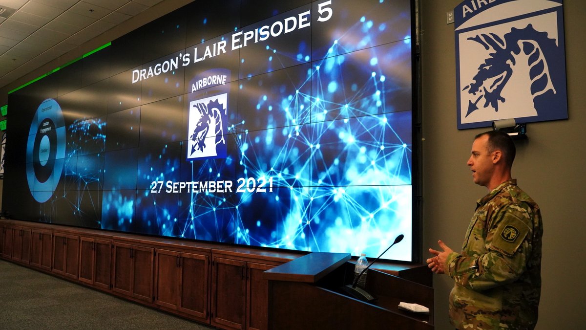 AUSAorg's tweet photo. #USArmy Innovation Challenge Expands to All Services

@18airbornecorps ‘Dragon’s Lair’ Seeks New Ideas to Solve Military Problems 

https://t.co/TFdX4Y4mJQ https://t.co/n7zj4QJ97r