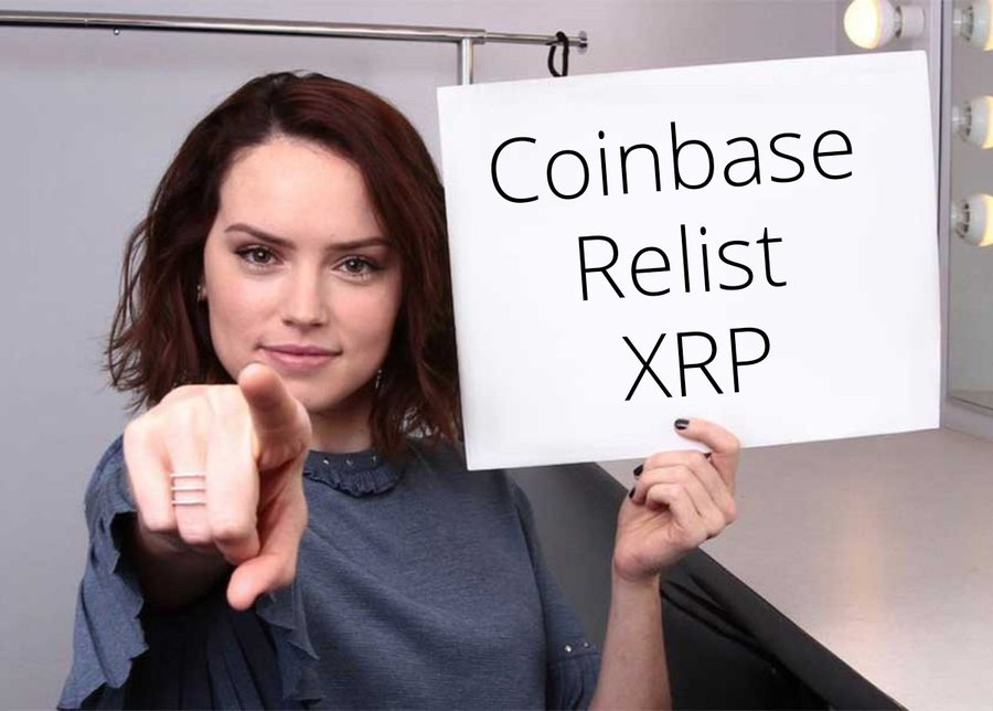 MackAttackXRP's tweet photo. Whoop whoop whoop when Coinbase Relist XRP?

#RelistXRP #XRP https://t.co/SjWwjnFtb0
