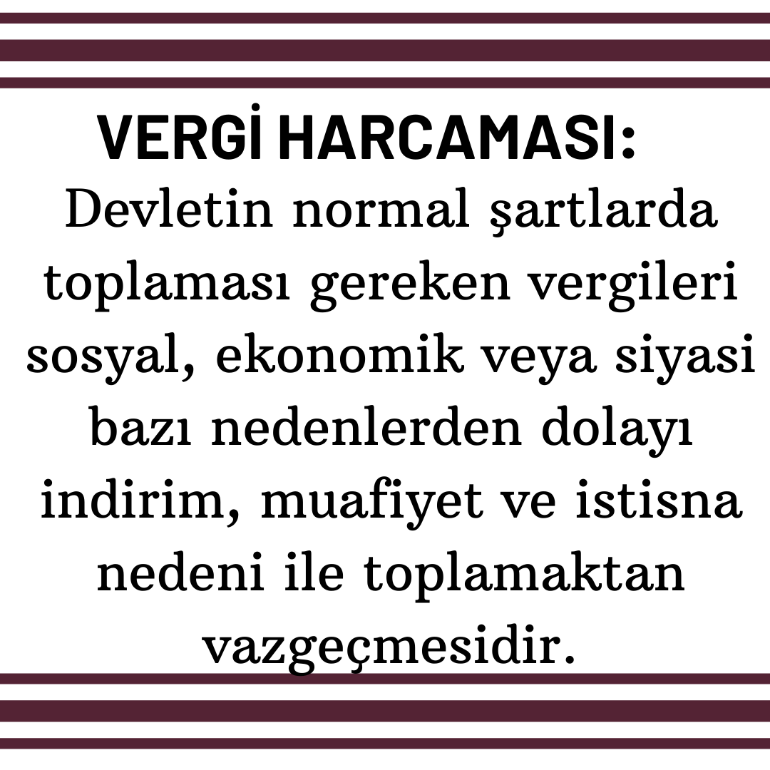 ikc_iibf's tweet photo. Vergi Harcaması Nedir? #vergi #vergi indirimi #maliye #ikcu https://t.co/HGCX42PLtO