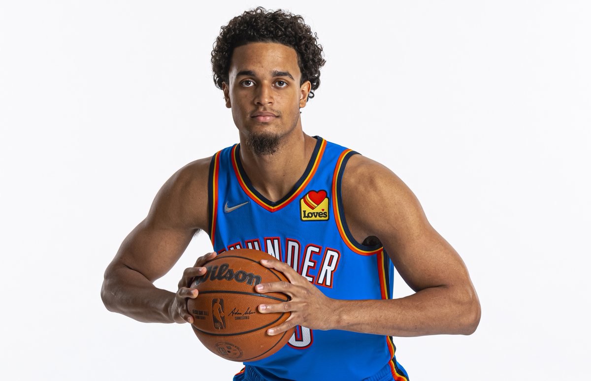 NBA's tweet photo. Join us in wishing @JCREarl of the @okcthunder a HAPPY 21st BIRTHDAY! #NBABDAY https://t.co/qtkPBTFRax