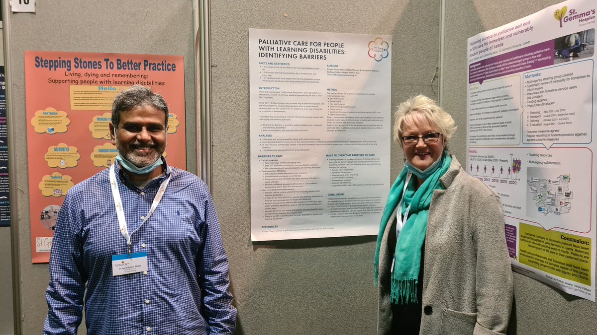 First day at the <a href="/hospiceuk/">Hospice UK</a> conference - reading two great abstracts from our team on the importance of spiritual care in palliative care, and best practice in supporting people with learning disabilities at the end of their lives <a href="/hospicestclare/">St Clare Hospice</a> @sqabbas410