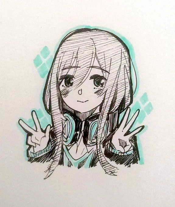 三玖描いたー🖊️✨
#絵描きさんと繋がりたい 
#五等分の花嫁 