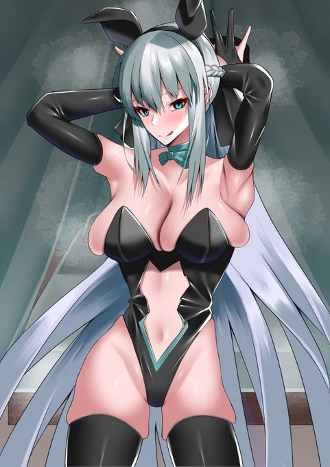 モルガン「夫はバニーの装いが好きと伺いましたので❤」 