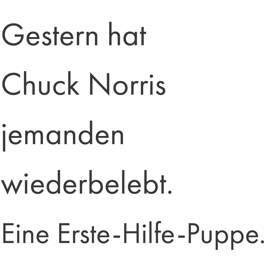 Einmal so fühlen wie Chuck Norris? 😝

Bei uns erhaltet ihr auch Erste-Hilfe-Sets oder Verbandstaschen!

#chucknorris #erstehilfe #sicherfahren #deinteamsk #bittedanke #gerngeschehen