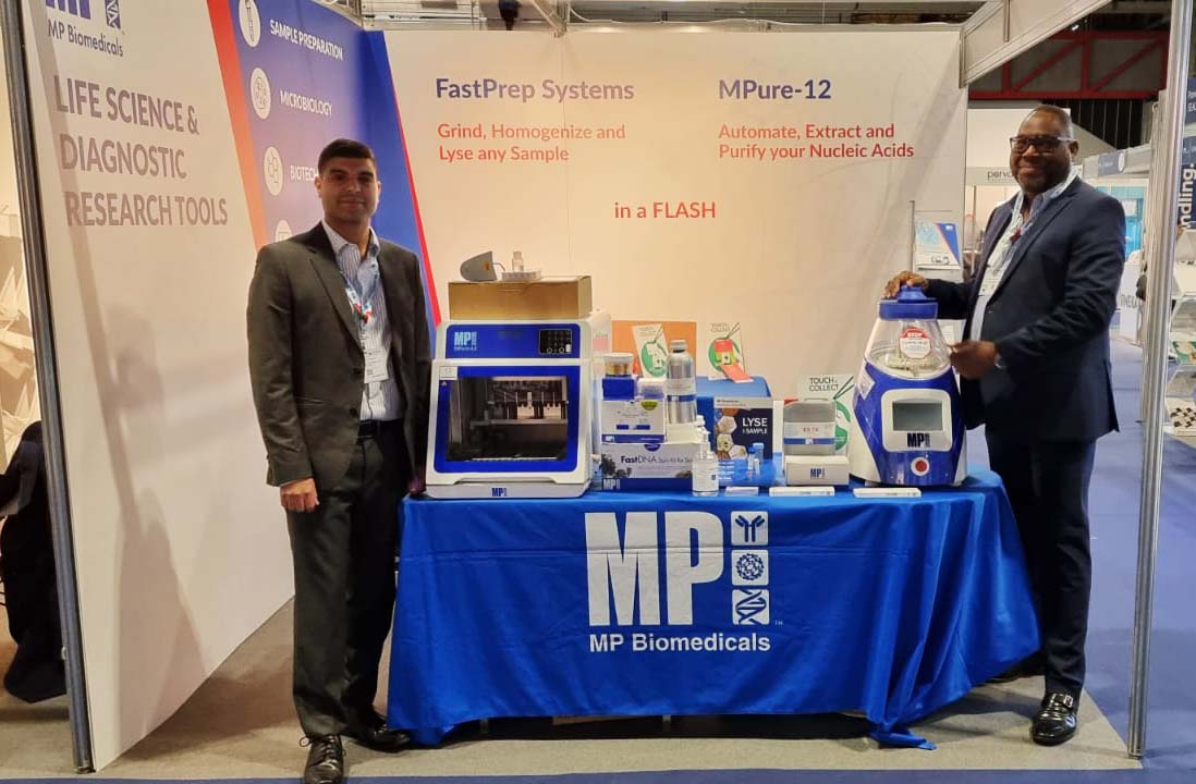 mpbiomedicals's tweet photo. First day @LABINNOVATIONS in Birmingham, everything is set up and ready! Meet our team at booth B30.
#LabEvent #medicaldevice #Science #LabProfessionals #LabInnovations https://t.co/mixkXiUi36