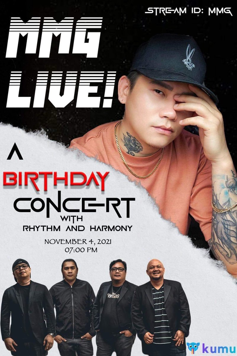 joan7melendres's tweet photo. MMG LIVE! Mark Michael Garcia’s birthday concert in @kumuPH 🥰🥰🥰 Mark the date!
Download the app and follow streamer ID: MMG
#mmg #markmichaelgarcia #kumu #mmgbdayconcert #kumubdaycelebration #mmglive #markersfam https://t.co/e8D0vI69RL
