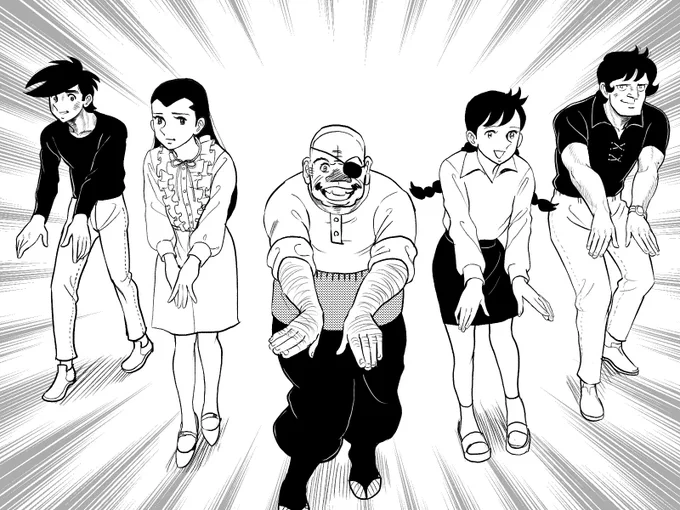 葉子ちゃんはウンジャラゲ♪
紀子ちゃんはハンジャラゲ♪

ちばてつや先生がはやく元気になりますように。 