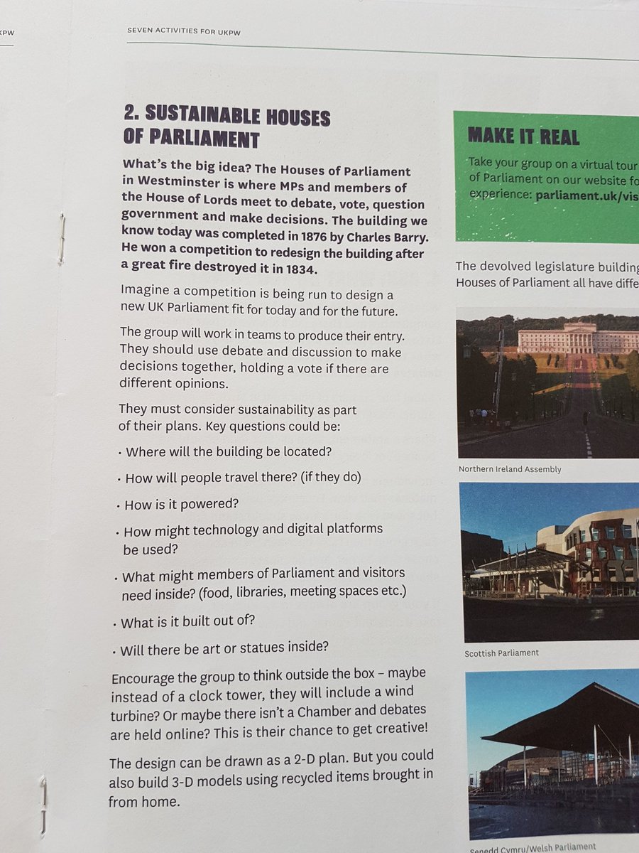 1stAudlem's tweet photo. It's #UKPW and Audlem Guides have been designing! 
Introducing the hybrid parliament with solar panels, wind turbine, accessible debate room with facilities for remote speaking and a bullet train! @YourUKParl #disabilityawareness @Girlguiding_NWE https://t.co/imZhRXGRPQ