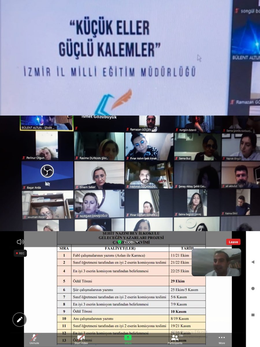 AliagaHelvaci's tweet photo. Okulumuz öğretmenleri İzmir İl Milli Eğitim Müdürülüğü tarafından düzenlenen “Geleceğin Yazarları” projesine katıldı.
@izmir_ilmem 
@35aliaga_MEM https://t.co/p3FKRmySmQ