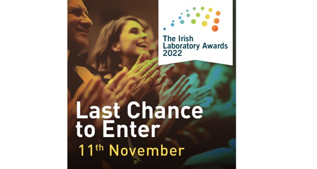 The Irish Laboratory Awards recognise excellence and achievement in the laboratory environment. Make sure you get your submissions in for the entries deadline next Thursday at 5pm. Contact the team for any last minute guidance on 01 264 7899 #IrishLabAwards