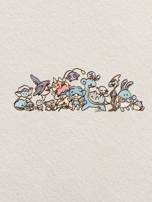 「ゼニガメ」のTwitter画像/イラスト(新着))