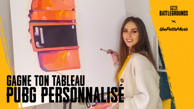 PUBG_FR's tweet photo. CONCOURS : 🖌️Collaboration avec @UnePetiteMarie !

Ton visage sur cette toile ? Pour participer : 
>> https://t.co/ERAgdPU526 << https://t.co/wkaGePOEki