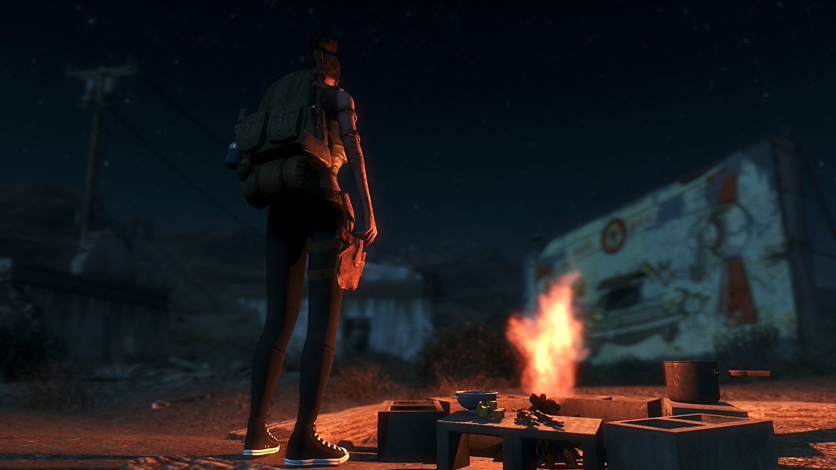 poci82's tweet photo. Small expedition in nevada! #fallout4 #FalloutNewVegas #ProjectMojave #fallout #PhotoMode https://t.co/1hHFdWKKaU