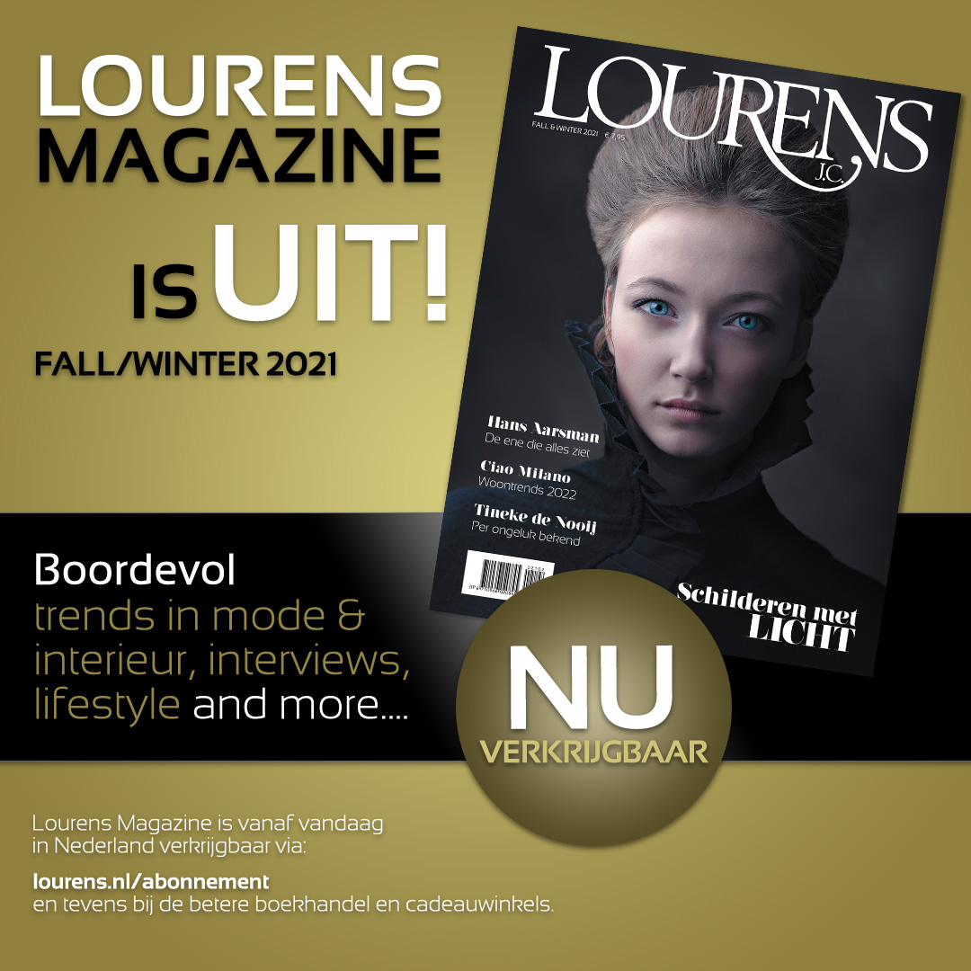 Loop naar de betere boekhandel en haal het nieuwe Lourens Magazine. 

Boordevol interviews: Hans Aarsman, Stitching Stories, Eveline Helmink, Tineke de Nooij, Monique Désar, Sanne van Rooij, Suzanne Smal e.v.a.

lourens.nl/waar-is-louren…
