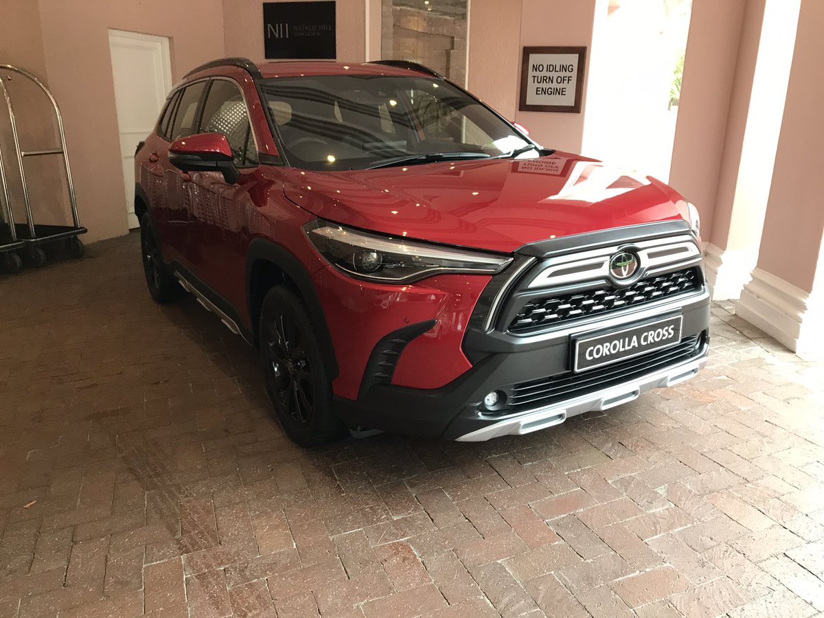 Significant launch - the locally manufactured Toyota Corolla Cross. <a href="/finweek/">FinWeek</a> #CorollaCross