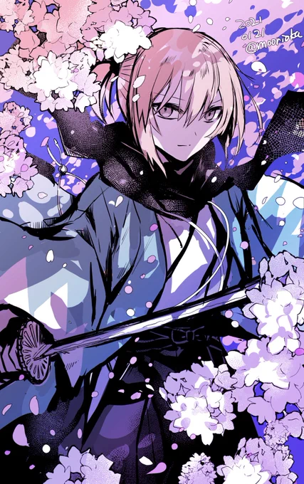 羽織袴の沖田さんはいいぞ(邪馬台国復刻) 
#FGO 
