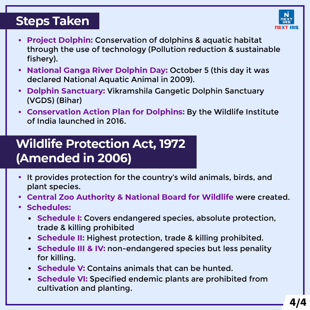 NEXTIAS_Delhi's tweet photo. Daily Infographics (03-11-2021)
Topic: Ganges River Dolphin
For more infographics, please click
https://t.co/i4DwhlU5bV
#infographics #November #November3 #nextias #india #wednesdayvibes #WednesdayWisdom #MinistryOfJalshakti #ganges #river #dolphins #sonarsystem #echolocation https://t.co/CIdvheaTnV