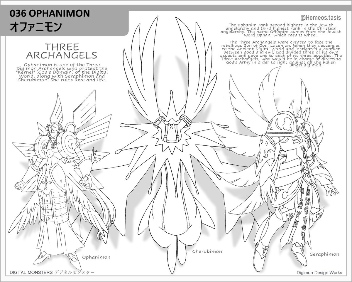 TasisHomeos's tweet photo. #036 Ophanimon (Page 4)
Digital Artbook (Lineart)
#Digimon #DigimonAdventure #Digimonsize #Digimon2020 #γγΈγ’γ³ #Anime #Digimonart #Digimonlineart #DigimonOVA #Pokemon #DigimonSettei #Cat #Tailmon #Gatomon #Perro #Angewomon #Ophanimon #Digitalart #Angel #god #dios #halloween https://t.co/7Jz6HXrvF1