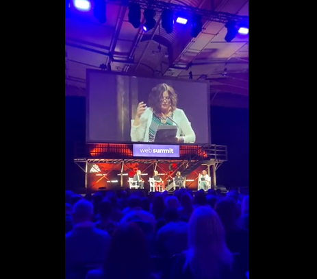 blockleaders's tweet image. Philanthropy and Art: the Use of NFTs for Good with @jilliangodsil @Artpool_xyz @Artentik_ #websummit #nfts #scml