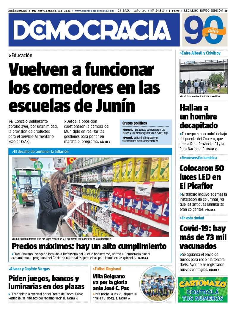defensoriaPBA's tweet photo. #AcuerdoDePrecios 

📰 @democraciatw | Precios Máximos: hay un alto cumplimiento

https://t.co/vLbOEJj2KX

@GLorenzino @Claritabozzano @SantarelliFede @jerogi @danileguizamonb https://t.co/hWKrsN0Aao