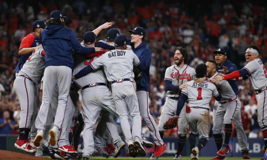 grantmcauley's tweet photo. Good morning, the #Braves are still #WorldSeries champions. 

It's a dream come true. https://t.co/U08tsA7uU9