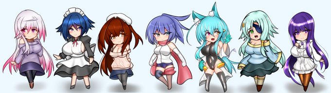 またどこかのタイミングでうちの子よその子デフォルメ計画を再開できたらなぁと考えたり… 