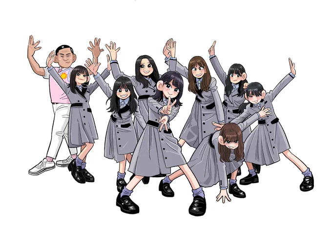 全員集合バージョン。

#日向坂で会いましょう 