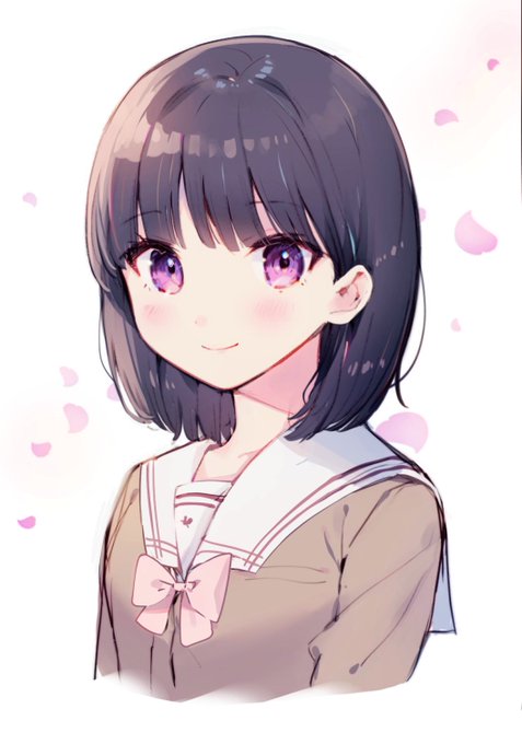 明日夜この子のイラストあげますー☺️ 