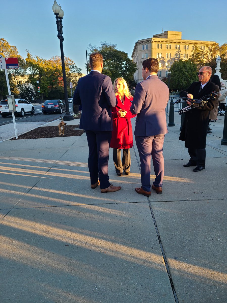 At the SC to deliver remarks on the 2A hearing taking place. @mtgreenee there as well. I attempted to introduce myself and she would not talk and her security told me to leave. I did get out that I was from Parkland. Considering the way she treats others, she is a fraud.