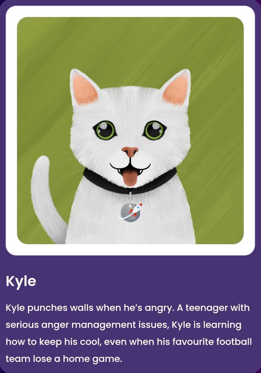 Meet Kyle. 🤣

We'll also be adding a distinct feature to the Deluxe SolMeows.

Stay tuned for more info! 

#deluxe #nft #solana #solananft #nfts #presale #mint