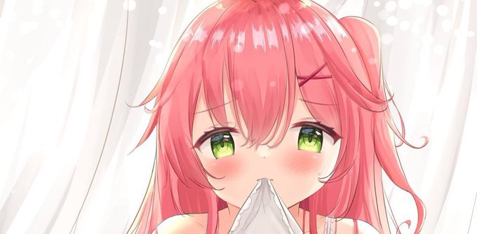 前描いたみこち、タグバンになってたみたいなので〜🙏 #miko_Art 