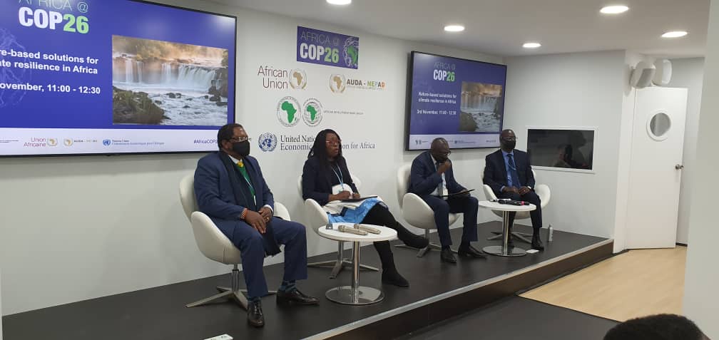 LIVE at #COP26: Nature-based solutions for #climateresilience in Africa: Launch of the Accelerated NbS for #Africa Initiative with <a href="/AfDB_Group/">African Development Bank Group</a>  <a href="/Nachilala/">Nachilala Nkombo</a> 
#AfricaCOP26 
#WeWontForget

Film projector  bit.ly/3CGVJc7 (ENG)